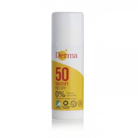 Derma Sun Sztyft słoneczny SPF 50 hipoalergiczny certyfikowany 15ml